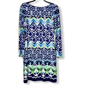 [ Vince Camuto ] Long Sleeve Pattern Dress